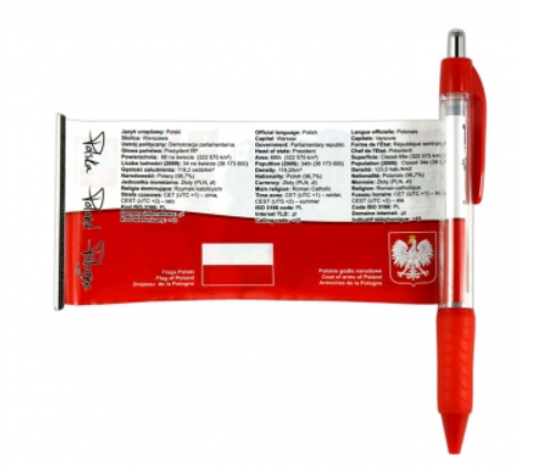 Roll-up pen Poland POLSKA
