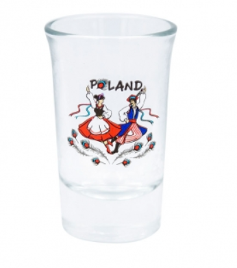 Glass 35 ml - Krakow people