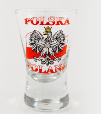 Glass X 40ml - flag POLSKA