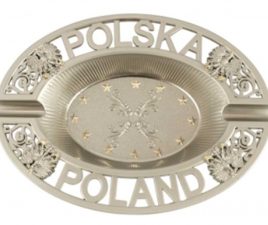Metal ashtray,Polska