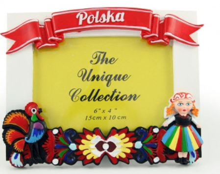 POLAND FOLK photo frame,Polska