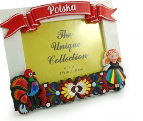 POLAND FOLK photo frame,Polska