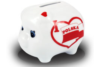Piggy bank, Poland, Polska