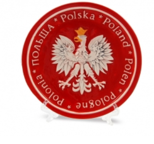 Small ceramic plate Poland, Polska