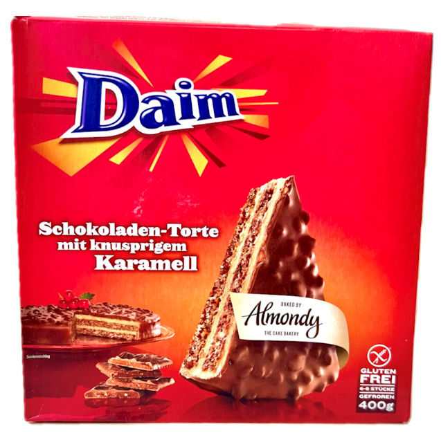 ALMONDY DAIM CHOCOLATE CAKE KOSHER/HALAL/GLUTEN FREE 400G