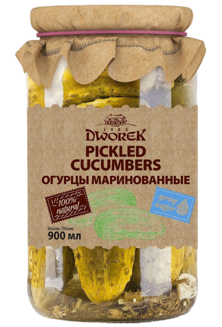 DWOREK PICKLES ORIGINAL MARINATED 900G