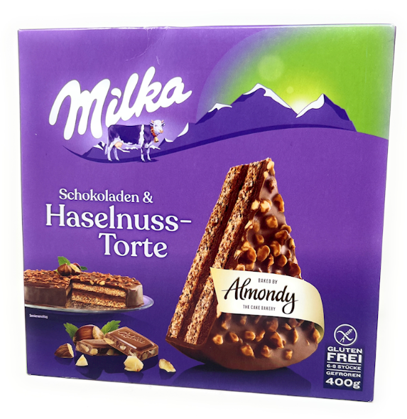 MILKA HAZELNUT CAKE 400G GLUTEN FREE/ KOSHER/HALAL