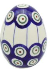POLISH POTTERY,BOLESLAWIEC,JAJKO