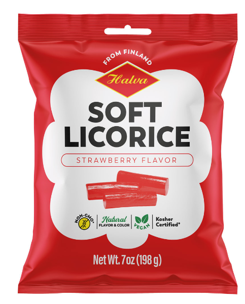 Halva European Style Strawberry Licorice Bag