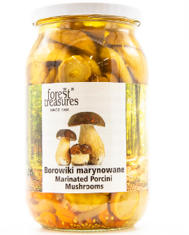 Borowiki marynowane, Marinated Porcini Mushrooms, Forest treasures