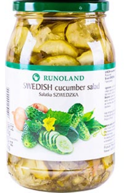 Salatka szwedzka, Swedish cucumber salad, Runoland