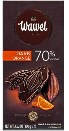 WAWEL, CHOCOLATE DARK PREMIUM 70% ZE SKORKA POMARANCZY