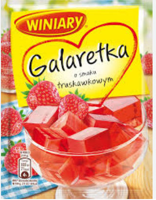 WINIARY,GALARETKA TRUSKAWKOWA, STRAWBERRY JELLY