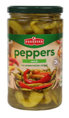 Podravka Feferoni Mild Peppers 600g
