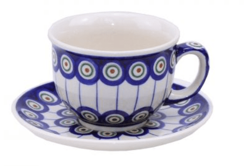 POLISH POTTERY,BOLESLAWIEC,FILIZANKA
