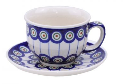 POLISH POTTERY,BOLESLAWIEC,FILIZANKA