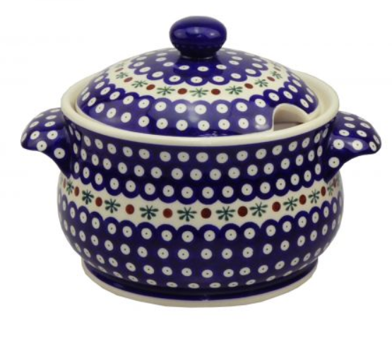 POLISH POTTERY,BOLESLAWIEC, WAZA NA ZUPE