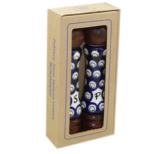 POLISH POTTERY,BOLESLAWIEC,MLYNEK DO SOLI I PIEPRZU