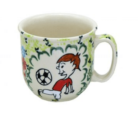 POLISH POTTERY,BOLESLAWIEC,KUBEK,DZIECI