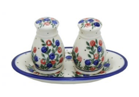 POLISH POTTERY,BOLESLAWIEC,ZESTAW DO PRZYPRAW