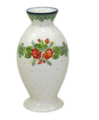 POLISH POTTERY,BOLESLAWIEC,WAZON