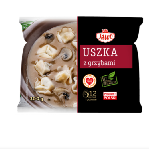 USZKA Z GRZYBAMI, MINI DUMPLINGS FILLED WITH MUSHROOMS, JAWO