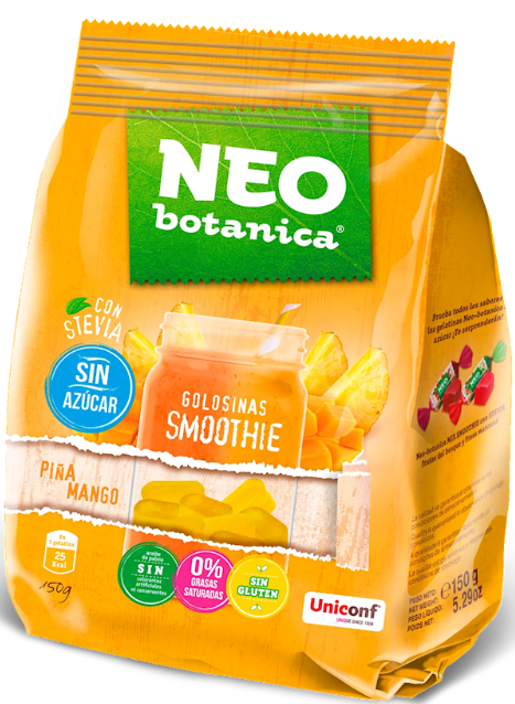 UC NEO BOTANICA Jelly Candies "STEVIA with Pineapple & Mango", Spain, 150g