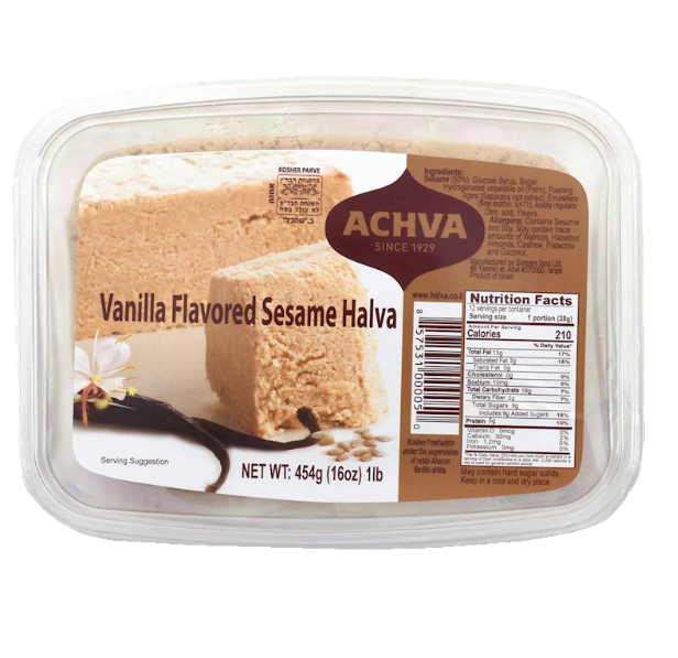 ACHVA Halva Vanilla, Israel, 16oz