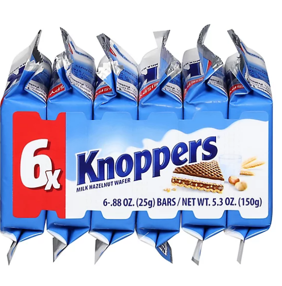 KNOPPERS, STORCK 150G, 6-PACK