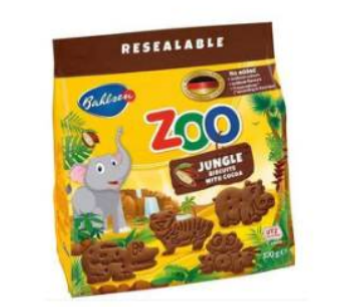 LEIBNIZ ZOO KAKAO BISCUITS, ZOO JUNGLE, BISCUITS