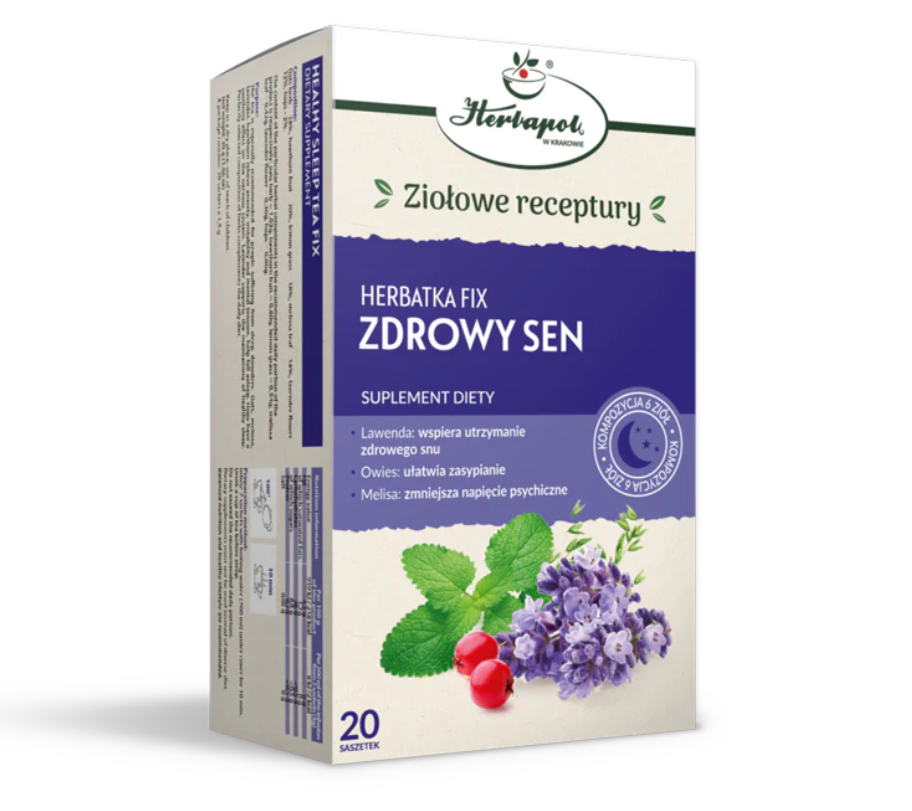 HERBAPOL, HERBATKA FIX ZDROWY SEN, HEALTHY SLEEP HERBAL TEA