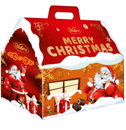 SWIATECZNY DOMEK, CHRISTMAS HOUSE CHOCOLATE MIX, 200G