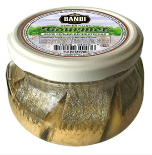GOURMET HERRING FILLET IN OIL, BANDI, 260G