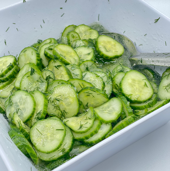 CUCUMBER SALAD By the Tray