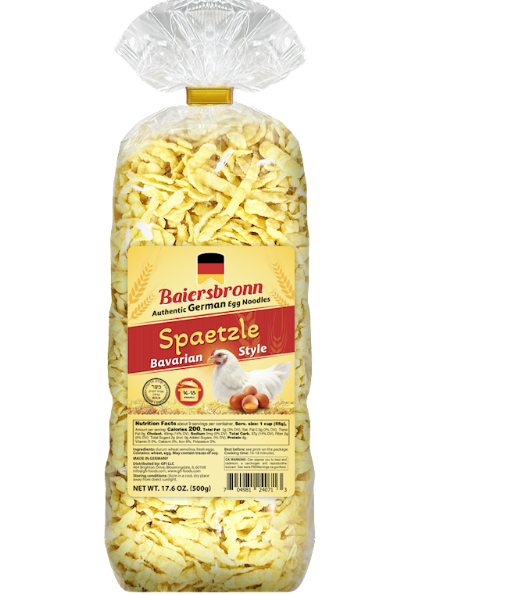 BAIERSBRONN Egg Noodles SPATZLE BAVARIAN STYLE, GERMANY, 500G
