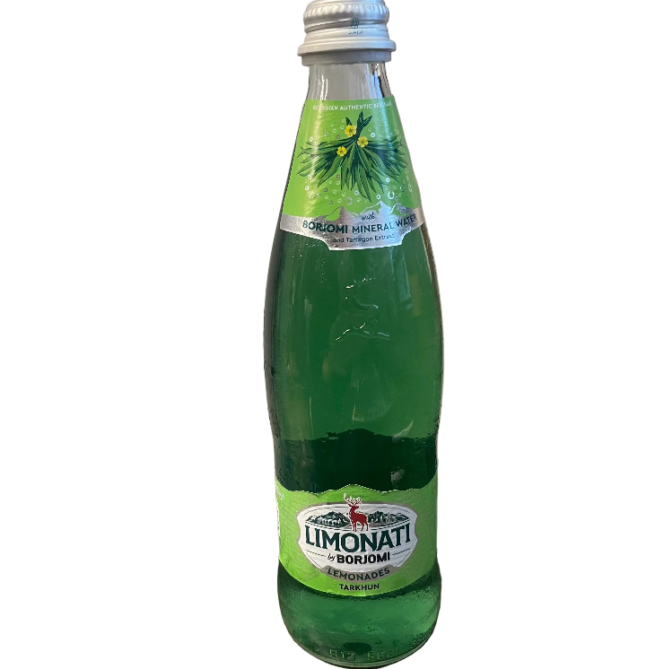 LIMONATI, TARKHUN, LEMONADE BY BORJOMI, 500ml glass