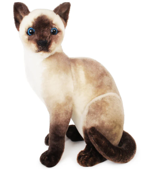 Stefan The Siamese Cat | 13 Inch Stuffed Animal Plush