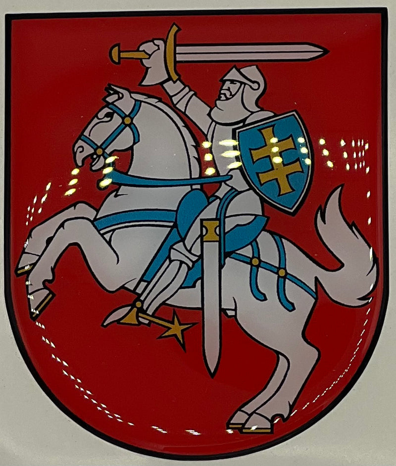 Sticker Vytis 3D 3X3.5in