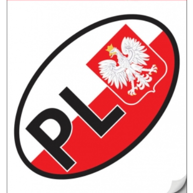 Sticker POLSKA PL