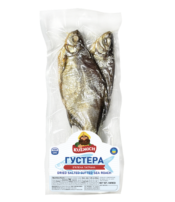 KUZMICH DRIED GUTTEDN SEA ROACH, TARANKA,UKRAINE