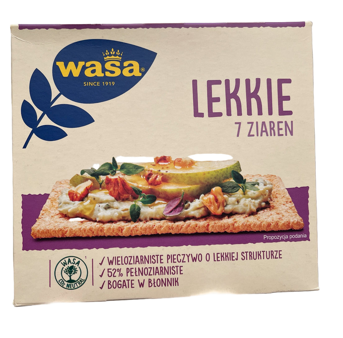 Wasa LEKKIE 7 ZIAREN Light Crispbread 110G