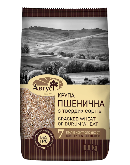 Durum Wheat Groats, Ukraine, 800g, AUGUST