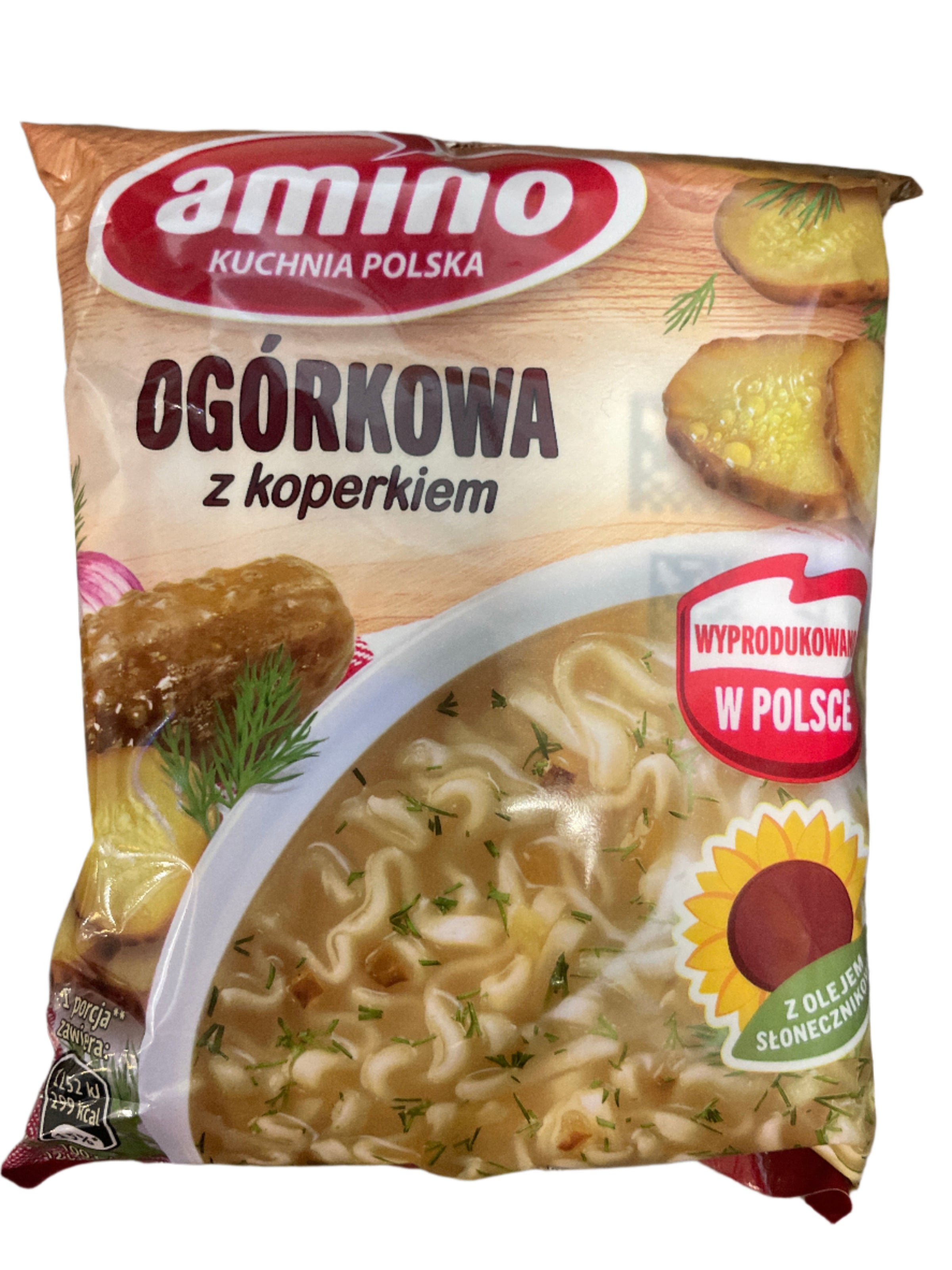 AMINO INSTANT PICKLE SOUP, BLYSKAWICZNA ZUPA OGORKOWA