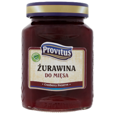 ZURAWINA DO MIES, CRANBERRY PRESERVE, PROVITUS, 280G