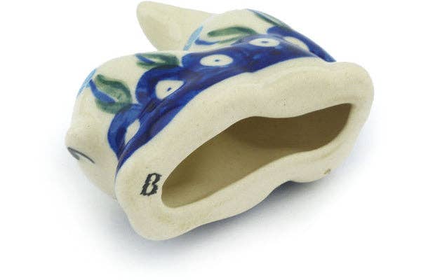 Cat Figurine 2" Peacock Tulip Garden Theme
