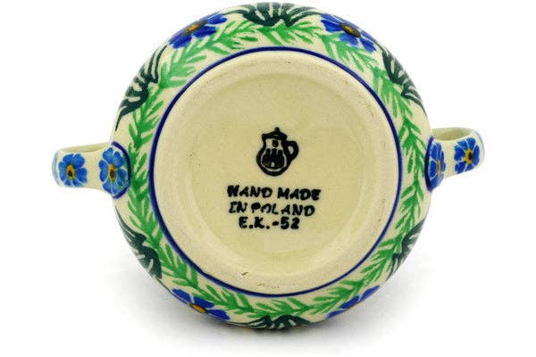 Sugar Bowl 7 oz Blue April Showers Theme