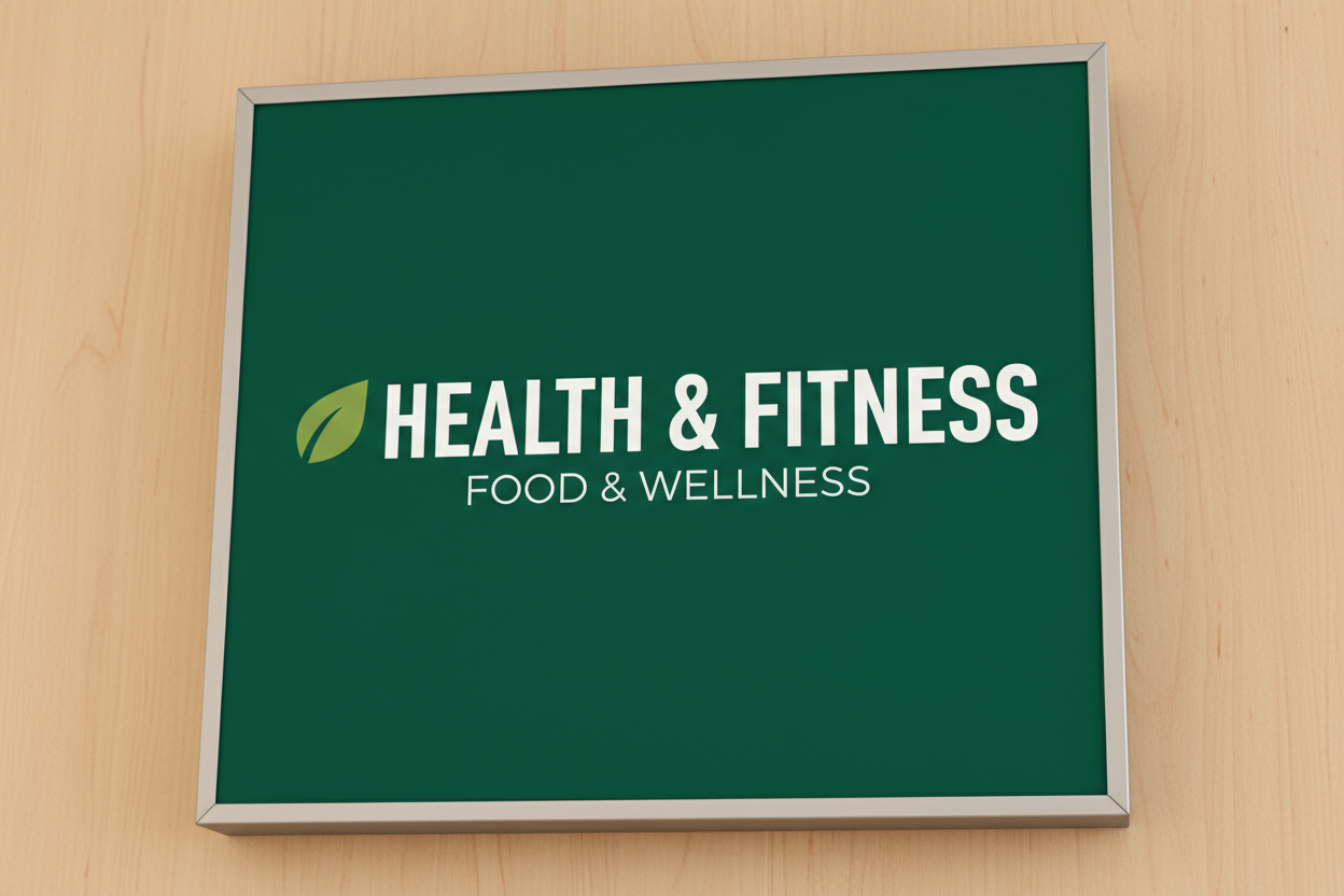 green squer sign Health & Fitness