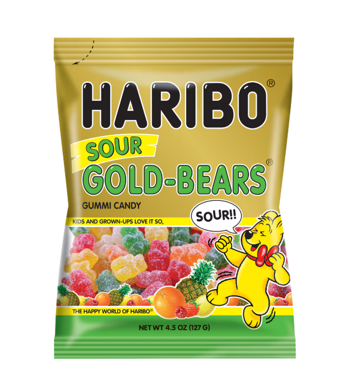 Haribo® Sour Gold Bears Bag