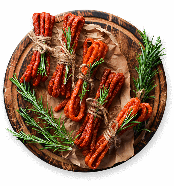 PORK KABANOS, KABANOSY POLSKIE, KABANOS PORK POLISH SOKOLOW