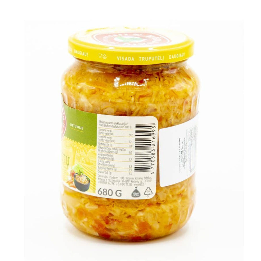 KEDAINIU KOPUSTU SALOTOS CABBAGE SALAD (680G)